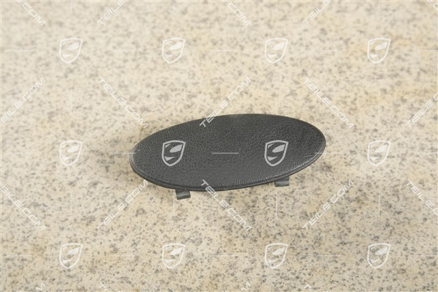 Zaślepka, Regulacja poziomu świateł, Skóra, Czarna, L