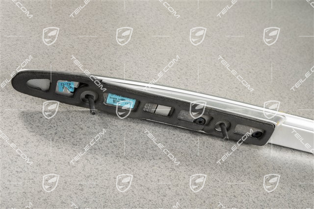 Roof rail complete, silver, L