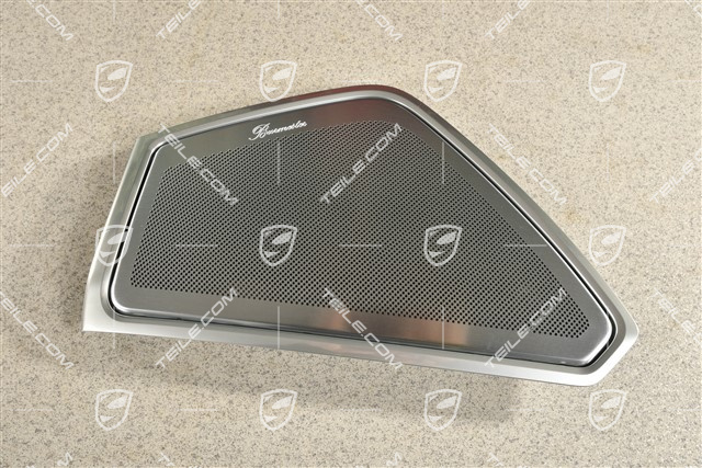 Vordertür, Türverkleidung, Lautsprecherblende / Tiefton-Lautsprecher, Burmester, R