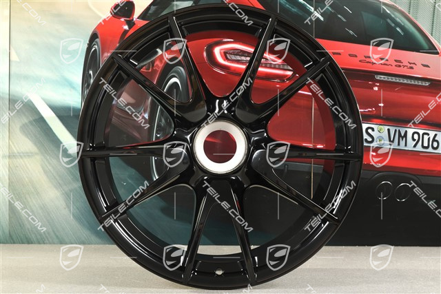 19-inch GT3 wheel, central locking, 12J x 19 ET63, black