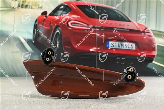 Deckel für Ablagekasten Türverkleidung Wurzelahorn dunkel, R