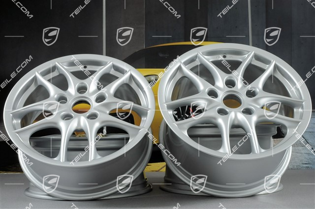 17-inch Boxster S II wheel rim set, 7J x 17 ET55 + 8,5J x 17 ET48 17-inch Boxster S II wheel rim set, 7J x 17 ET55 + 8,5J x 17 ET48