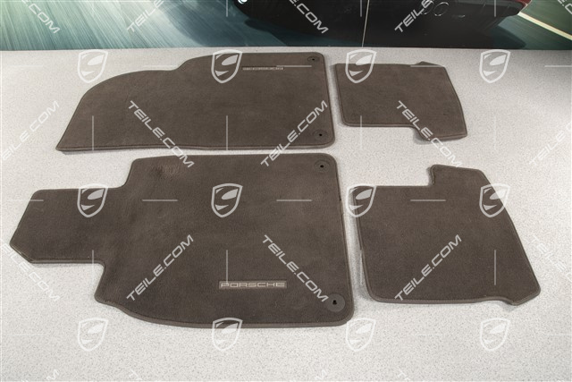 Zestaw dywaników / mat podłogowych, Espresso