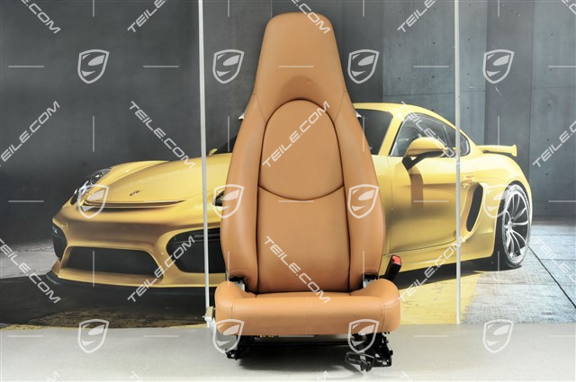 Sitz, manual einstellbar, Leder, Natur Braun, R