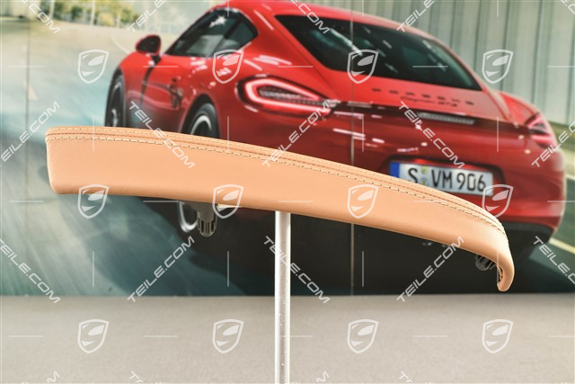 Skórzany Uchwyt tapicerki drzwi, beżowy / piaskowy, L