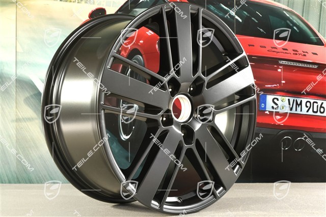 20" Felgensatz Panamera Design 2, 9,5J x 20 ET71 + 11,5J x 20 ET68, schwarz seidenmatt