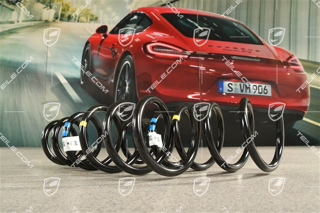 C2, Schraubenfeder, VA, KENN - Lichtblau