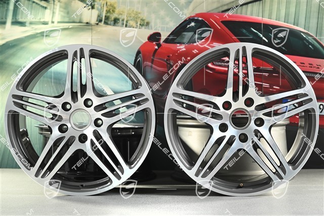 19" Komplet felg TURBO I, przód 8J x 19 ET57 + tył 9,5J x 19 ET46
