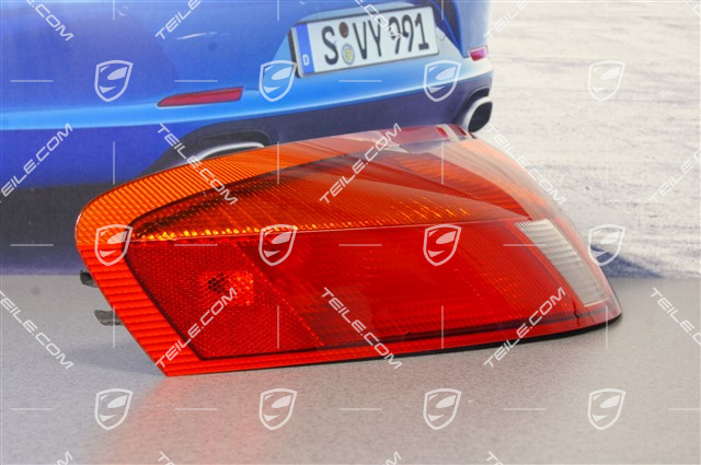 Lampa tylna, czerwona / kierunkowskaz pomarańczowy, wer. USA, L