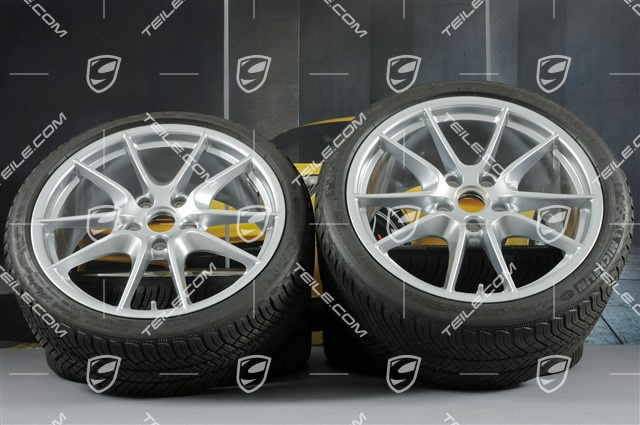 20-inch Carrera S (III) winter wheel set, 8,5J x 20 ET51 + 11J x 20 ET70 + NEW Michelin winter tyres 245/35 ZR20 + 295/30 ZR20