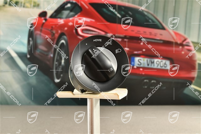 Headlight / light control switch, Daytime driving lights, black matte