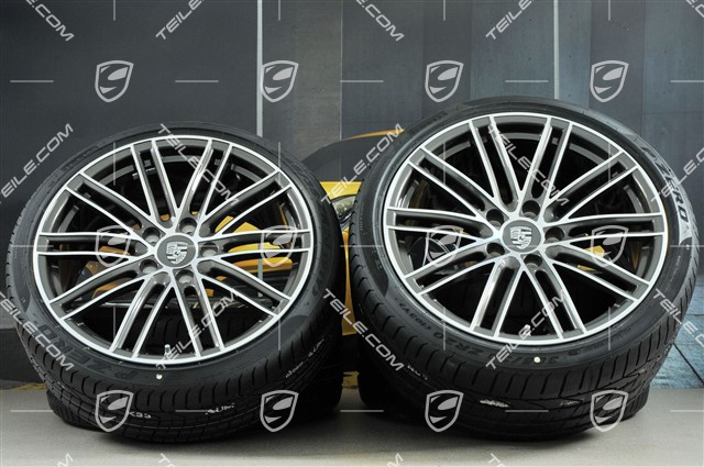 20-inch summer wheels set 911 Turbo IV, rims 8,5J x 20 ET49 + 11,5J x 20 ET56 + summer tyres 245/35 R20 + 305/30 R20