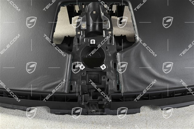 Dashboard, leather, black, leather damaged - see pictures