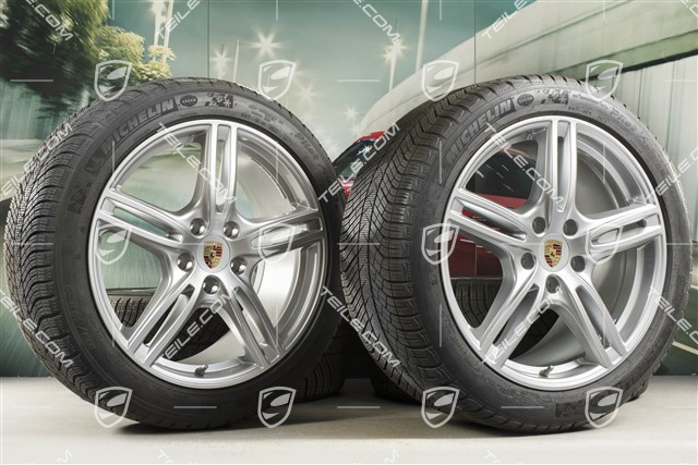 20" Koła zimowe "Panamera Turbo", felgi 9,5 J x 20 ET71 + 10,5 J x 20 ET71 + opony zimowe Michelin Pilot Alpin 4 275/40 R20 + 315/35 R20