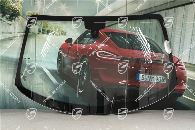 Przednia szyba coupe, nowa / posiada ślady kleju