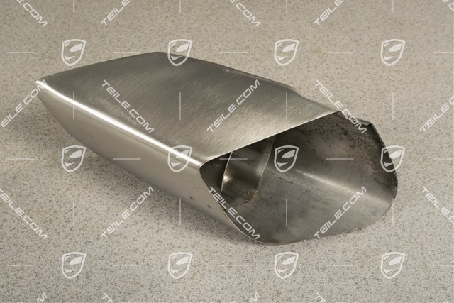 Turbo, exhaust system tail pipe, outer, R