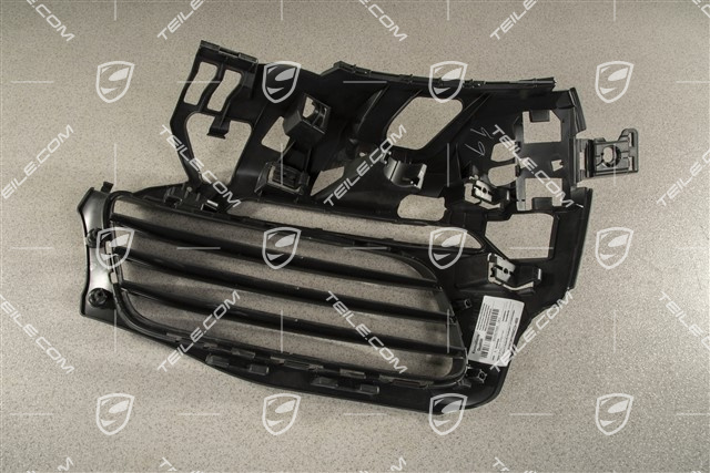 Kratka / wlot powietrza zderzak, Czarny mat, R