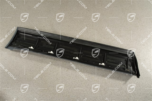 Leiste, Tür, Hinten, Aluminium-pakiet Schwarz, (mit Aerokit, mit Schwellerblende), R