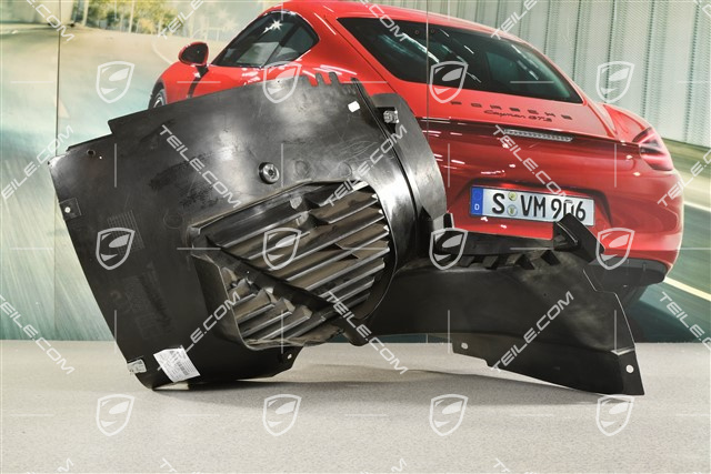 Front wheel-well liner, front part, 6-speed manual transsmision / gearbox, L