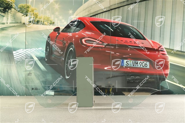 Door window glass, Coupe, R