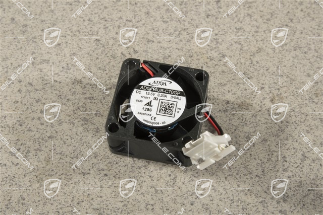 Fan for LED headlamps