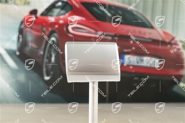 Schalttafelverkleidung / Getränkehalter Zierleiste, LHD, Galvanosilber, L