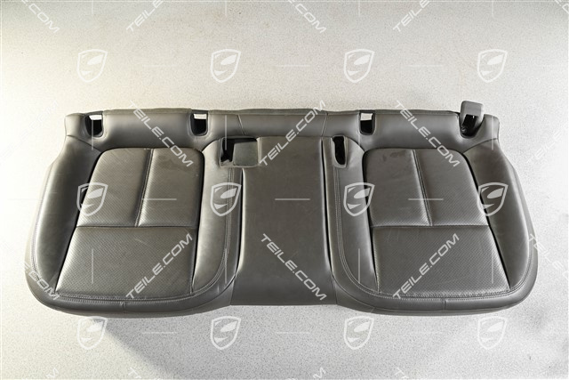 Sitz hinten, Kunstleder/Leder, Achat grau, KPL (beschadigt leder)