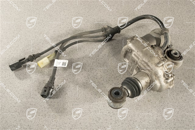 Układ skrętny tylnej osi, siłownik, R