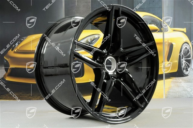 19-inch wheel rim Carrera VI, 11,5J x 19 ET56, black high gloss
