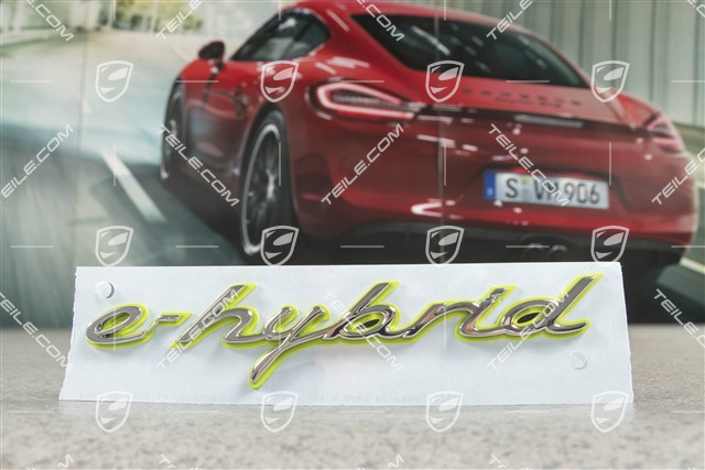 "e-hybrid" Schriftzug, seitlich, L