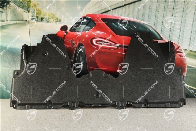 Underbody trim / cover, rear, Turbo Convertible