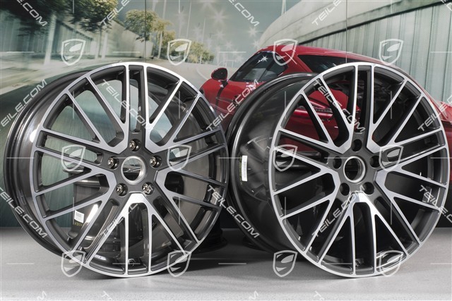 21" Felgensatz Turbo Design II / Turbo V, 9,5J x 21 ET71 + 11,5J x 21 ET69