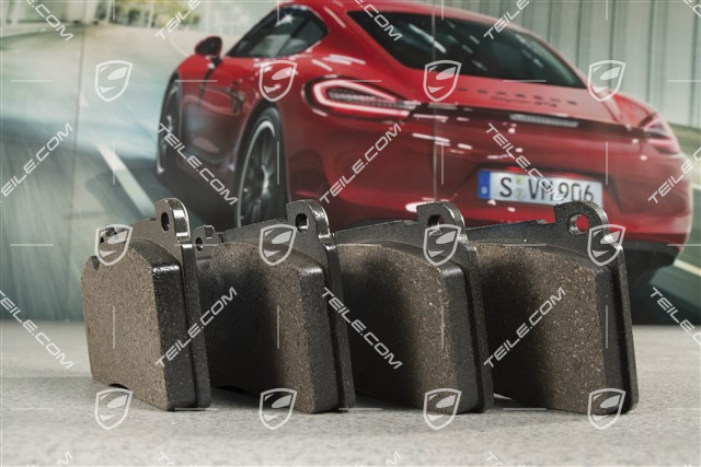 Komplet klocków hamulcowych, 17", czarny zacisk