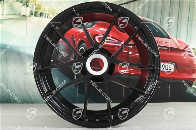 21" felga Carrera GTS, 11,5J x 21 ET79, montaż na centralną śrubę, czarny satynowy półmat