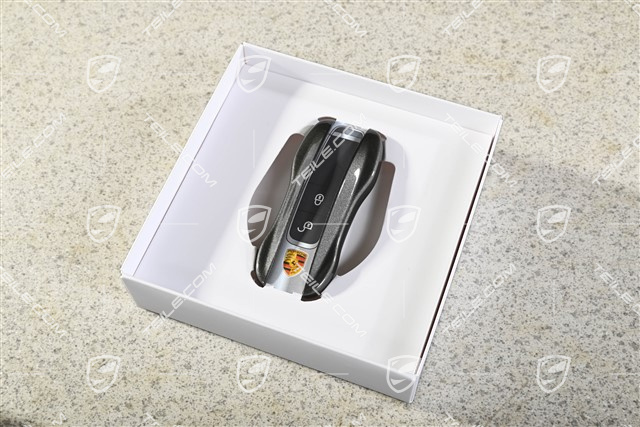 Vehicle key side faces / Key cap, Painted / lacquered, set Achat Grey metallic