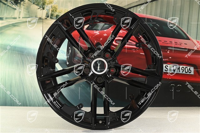 21" Exclusive Design Felge, 11,5J x 21 ET66, schwarz hochglanz, R