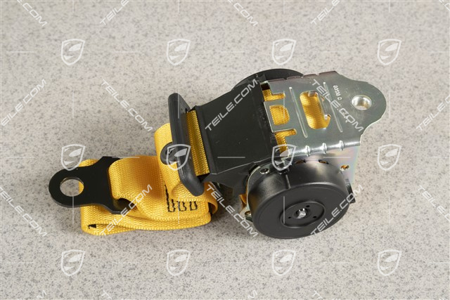 Seat belt, cabrio, rear, speed yellow, L