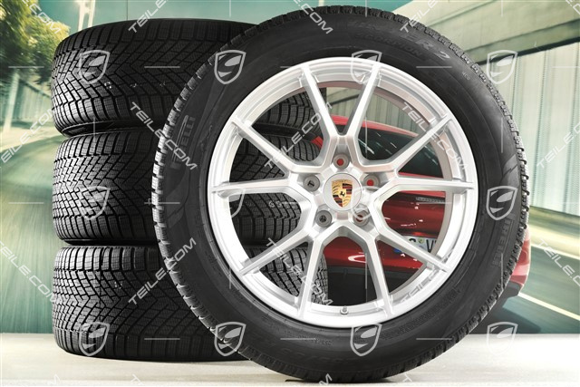 20-inch Cayenne S winter wheel set, rims 9J x 20 ET50 + 10,5J x 20 ET64 + NEW Pirelli winter tyres 255/55 R20 + 295/45 R20, with TPMS