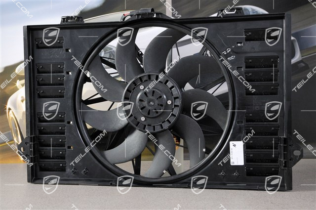 Cooling fan with cow