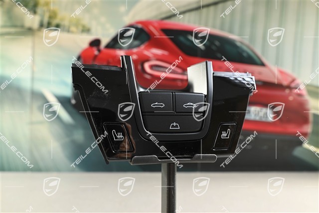 Convertible, Control panel / Keypad, seat heating and convertible top operation