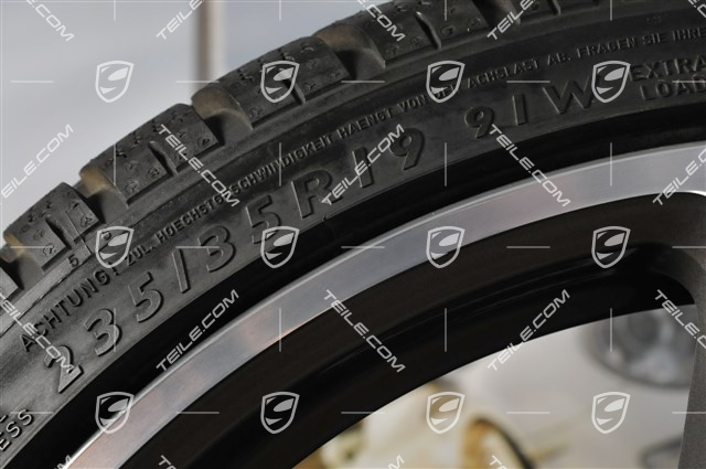 19-inch winter wheel set Turbo (4 wheels + 4 tyres),8,5J x 19 ET56 + 11J x 19 ET51, 235/35R19 + 295/30R19, with TPM