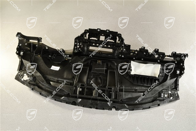 Schalttafelverkleidung, Oberteil, Kunsteder, Achatgrau