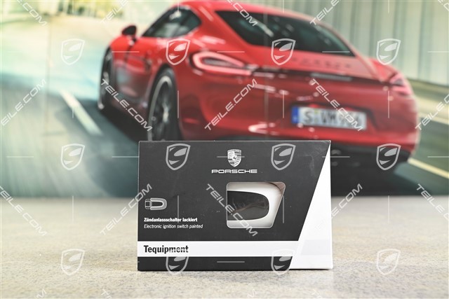 Ignition starter switch, lacquered, white, KESSY / Entry and Drive