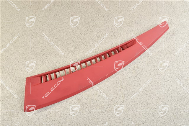 Defroster trim, bordeaux red, L