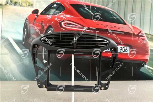 Support frame/ Air vent, Radio / Navi  2 Din subframe, Black