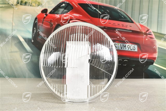 Scheinwerferglas, weiß, HELLA, L=R