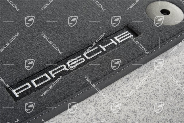 Fußmatten / Fussmattensatz, Velours, 4-Zonen-Klimaanlage, Schwarz