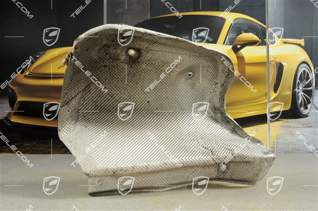 Heat shield, C2 / C4 / C4S / GT3, L Heat shield, C2 / C4 / C4S / GT3, L