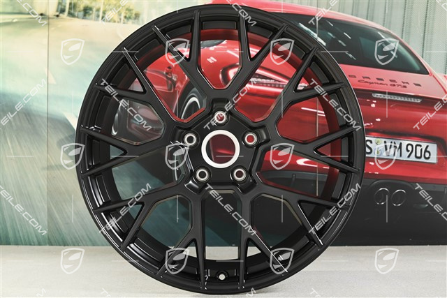 21-inch RS Spyder wheel rim, 11,5J x 21 ET67, black satin matt