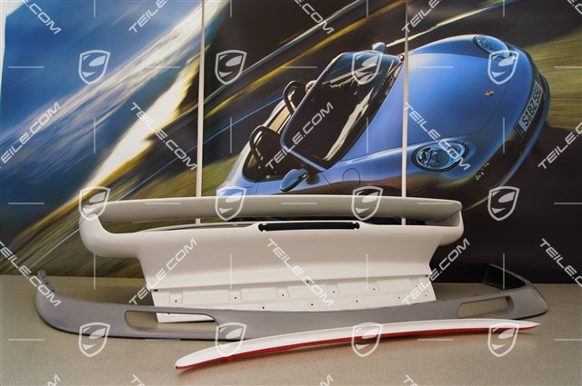 Aero Kit "C4S", rear spoiler (lid + wing) + spoiler front (lip)